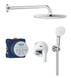 Душова система прихованого монтажу Grohe Eurosmart з Tempesta 250, хром (25288000), Хром