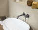 Смеситель для раковины скрытый KFA Armatura MOZA Gun Metal Grey 5039-810-61, графит