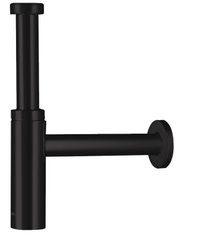 Дизайнерский сифон для раковины HANSGROHE FLOWSTAR S черный матовый 52105670, Черный