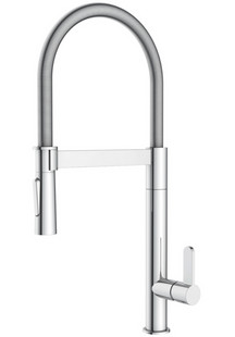 PIVOT SS хром смсеситель для кухни с лейкой, IMPRESE f03408501SS, Хром