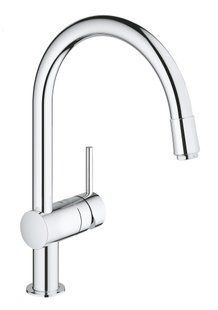 Grohe Minta Змішувач одноважільний для миття, висувний вилив (32918000), Хром