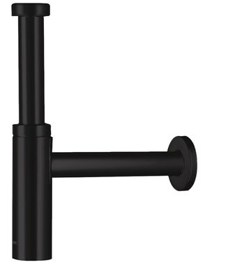 Дизайнерський сифон для раковини HANSGROHE FLOWSTAR S чорний матовий 52105670, Чорний