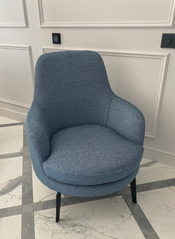 Дизайнерское синее кресло AIR фабрика LeComfort (Италия)