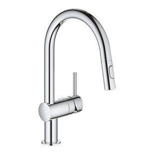 Змішувач одноважільний для миття, Grohe Minta, з висувним зливом 32321002, Хром