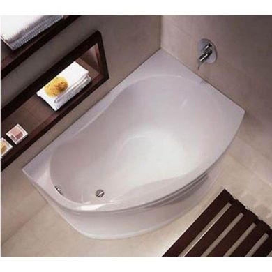 PROMISE ванна асимметричная 150*100 см, правая, белая, с ножками