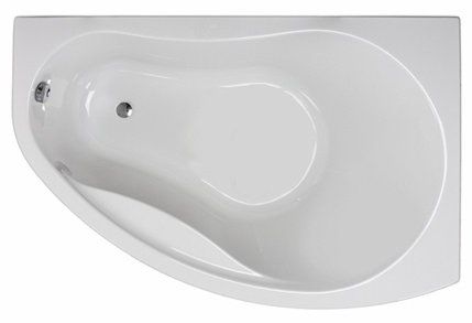 PROMISE ванна асиметрична 150*100 см, права, біла, з ніжками
