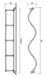 Сушка для рушників водяна Margaroli Onda (Онда) 477, арт. 477CR, Хром