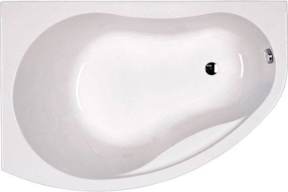 PROMISE ванна асиметрична 150*100 см, ліва, біла, з ніжками