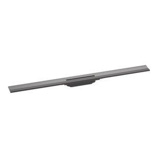 Верхняя часть слива для душа Hansgrohe RainDrain Flex для канала (пристенный) 100 см, Brushed Black (56053340)