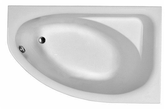 SPRING ванна 170x100 асиметрична права в комплекті з сифоном Geberit 150.520.21.1, з ніжками