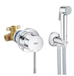 Комплект гігієнічного душу зі змішувачем Grohe Essence, хром (UA111197000)