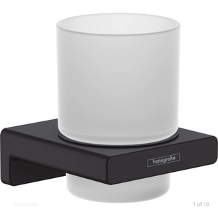 Склянка для зубних щіток Hansgrohe AddStoris, Matt Black (41749670)