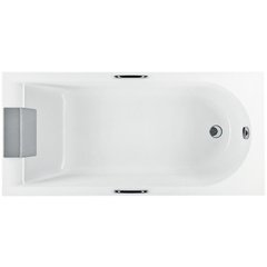 MIRRA ванна прямокутна 150*75 см, з ніжками, елементами кріплення та підголовником