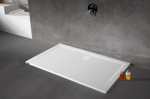 Душовий піддон із мінерального лиття Sanplast B-M/SPACE 90x120x1.5 (білий)