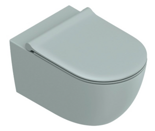 Подвесной унитаз Catalano Sfera 55 WC NewFlush + сиденье микролифт, ACQUA SATINATO, Синий
