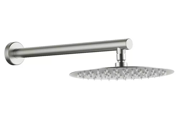 Душова система з термостатом Devit Flow D117124011111BN, brushed nickel, Нержавіюча сталь