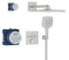 Grohe Суперсталь Grohtherm SmartControl SET Душева система прихованого монтажу, Нержавіюча сталь