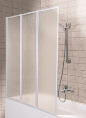 Штора для ванни 120x140 універсальна біла Aquaform STANDARD полістирол (170-04010P)