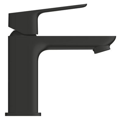Смеситель для раковины S-размера Grohe Cubeo чёрный матовый (1016992430), Черный