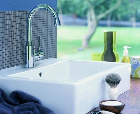 Змішувач для раковини Grohe Concetto New, 32629001, д/к, високий, Хром