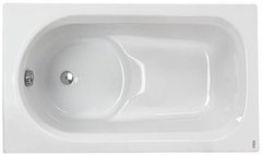 DIUNA ванна прямокутна 120*70 см, біла, з ніжками