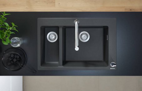 Кухонная мойка Hansgrohe S51 S510-F635 серый бетон (43315380)