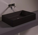 Керамічна накладна чорна матова раковина 60x40 см Simas Agile AG 60 Nero Matt, Черный мат