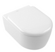 Унітаз підвісний Villeroy & Boch Skyla 5656CL01 TwistFlush сидіння з доводчиком, Білий