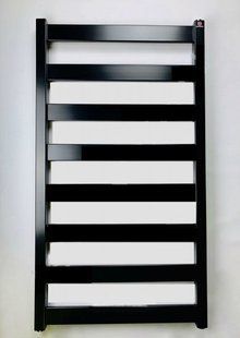 TERMA VIVO ONE Сушка для рушників електрична 50x1150h чорний матовий (RAL9005 Soft), Черный мат