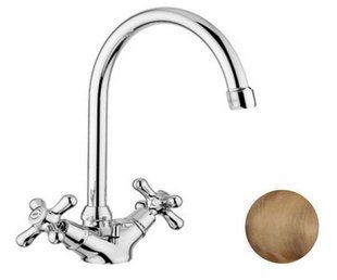 Змішувач для умивальника BUGNATESE OLD 800 (039M BR), Хром