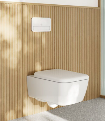 Унітаз підвісний Villeroy&Boch Architectura 4682CL01 Rimless TwistFlush з кришкою Soft-close, Білий