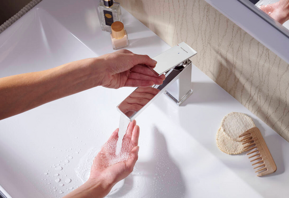 Змішувач Hansgrohe Tecturis E 110 для умивальника без донного клапана, Chrome (73011000), Хром