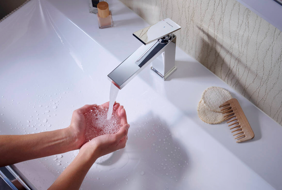 Змішувач Hansgrohe Tecturis E 110 для умивальника без донного клапана, Chrome (73011000), Хром