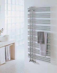 Полотенцесушитель Zehnder Yucca asymetric elektrisch, арт. YAECL-130-40/RD, левый, хром, Хром