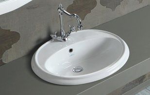 Раковина Simas Arcade AR 859 bi врізна, 61*55 см, Білий