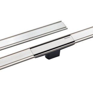 Дренажный канал Geberit CleanLine60 полированный/матовый металл (L30-130см) 154.457.KS.1