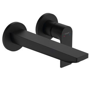 Змішувач для умивальника Hansgrohe Rebris E зі стіни, прихований монтаж 200 мм, Matt Black (72568670)