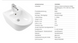 74870001 Villeroy & Boch OMNIA ARCHITECTURA Біде підвісне