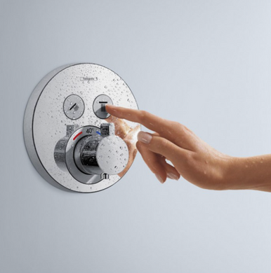 Душевая система скрытого монтажа Hansgrohe Pulsify 260 2jet черный матовый 10262670, Черный
