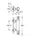 Термостат для душа Grohe Grohthetm 800 34558000, Хром