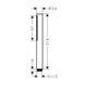 Ручной душ Hansgrohe Pulsify S 100 1jet EcoSmart+, Chrome (24126000), Хром