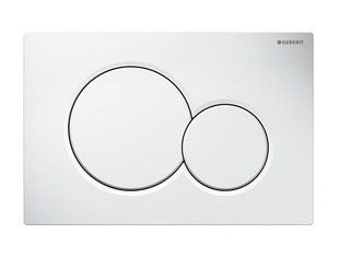 Клавіша Geberit Sigma 01 арт. 115.770.11.5, біла, пластик, 246*164 мм, Білий