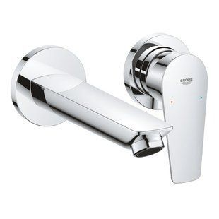Змішувач для умивальника Grohe BauEdge M-Size монтаж зі стіни, хром (20474001), Хром