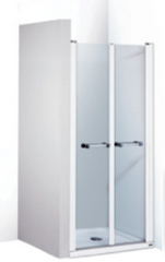 Душові двері PRESTIGE II в нішу 90 см, 2х-стулкові розстібні