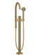 Смеситель для ванны AXOR One напольный, Brushed bronze (48440140), бронза