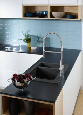 Кухонна мийка Hansgrohe S51 S510-F635 чорний графіт (43315170)