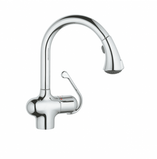 Змішувач для кухонної мийки GROHE Zedra 32462000, Хром