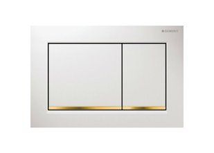 Клавіша Geberit Omega 30 115.080.KK.1 білий / золото, Золото
