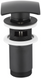 Донный клапан длинный KFA Armatura клик-клак 660-454-81 Черный, Черный